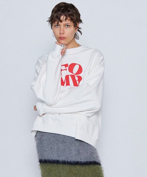 セール】FOAM Puff Printing Pullover/FOAM発泡プリントプルオーバー