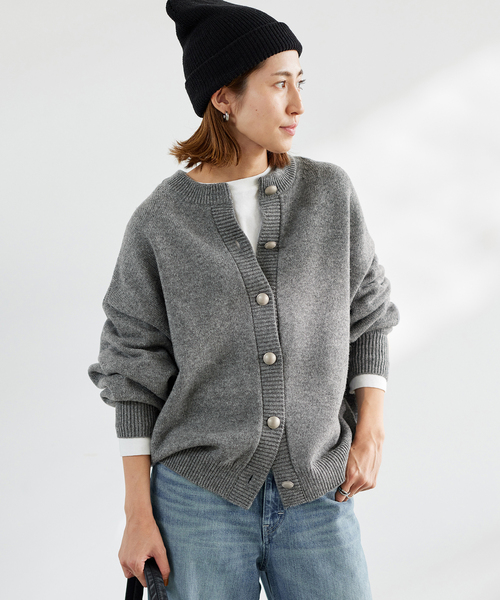 FRAMeWORK（フレームワーク）の「メタルボタン2WAYカーディガン