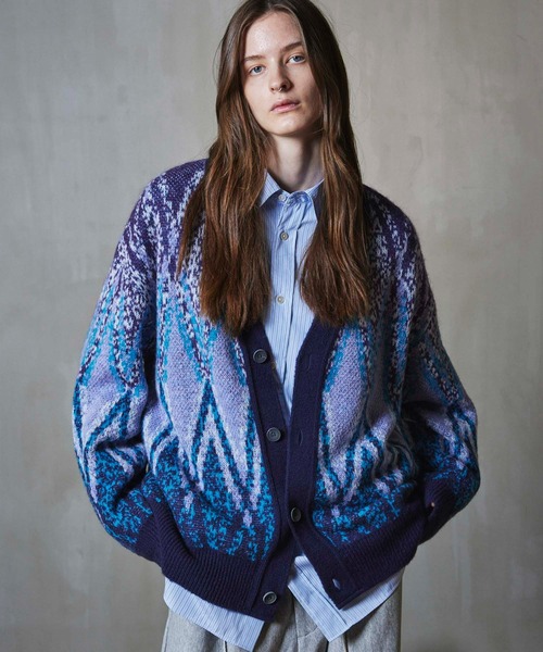 MAISON SPECIAL（メゾンスペシャル）の「《UNISEX》Airy Mohair Argyle