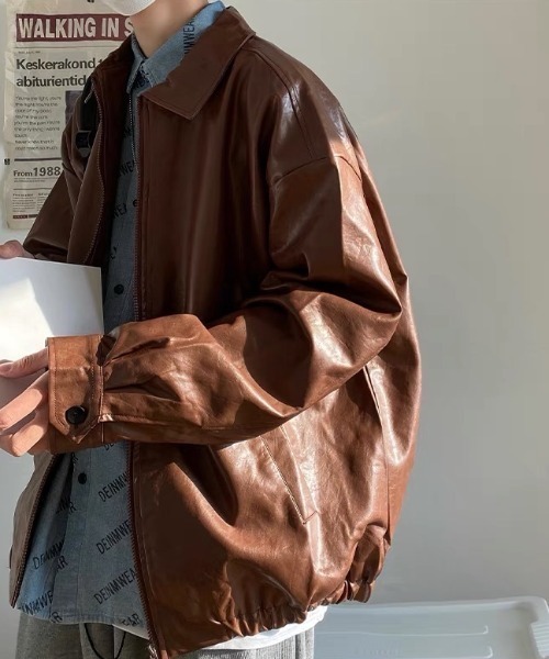 セール】一気にコーデを格上げする美シルエット。オーバーサイズ PU