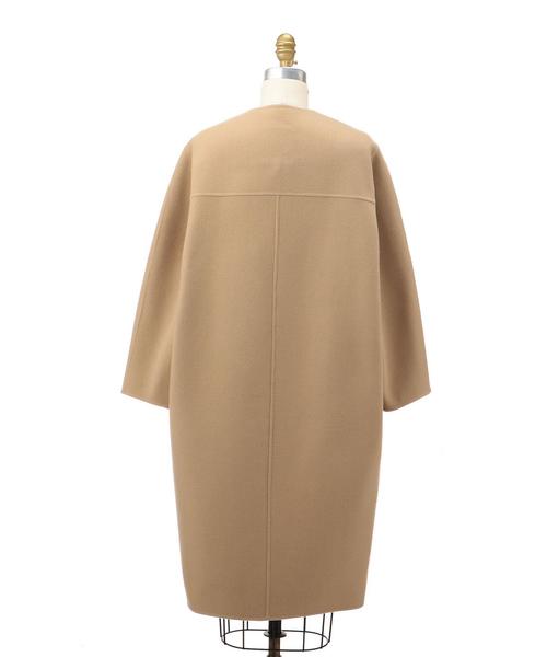 Drawer（ドゥロワー）の「Drawer リバー ノーカラーコート(BEIGE