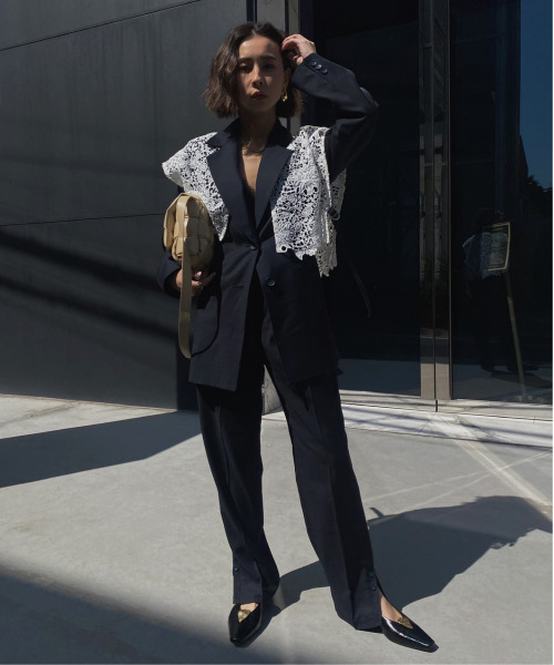 Ameri（アメリ）の「ROLL UP HEM PANTS（スラックス）」 - WEAR