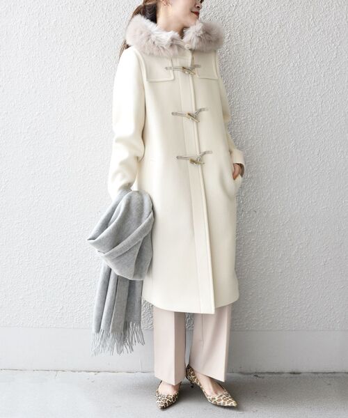 SHIPS（シップス）の「フェイクファーダッフルコート◇（ダッフル