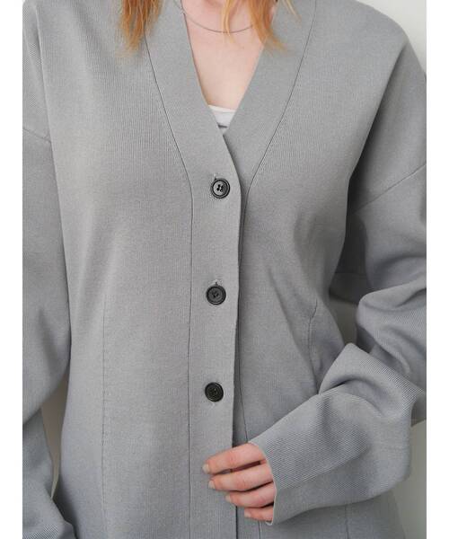 ELENDEEK（エレンディーク）の「ウエストシェイプニットカーディガン