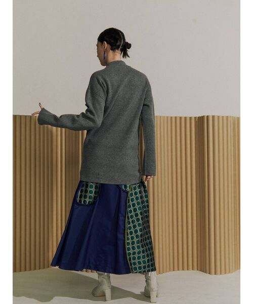 UN3D.（アンスリード）の「ジャカードミックススカート（スカート