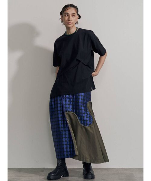 UN3D.（アンスリード）の「ジャカードミックススカート（スカート