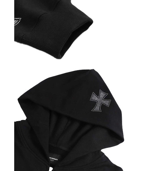 UNKNOWN LONDON（アンノウン・ロンドン）の「フーディー｜BLACKxSILVER