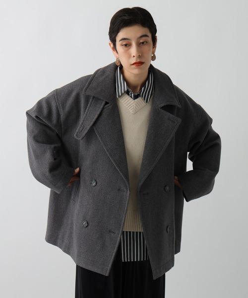 セール】《ウタオ》軽量ピーコート（ピーコート）｜studio CLIP