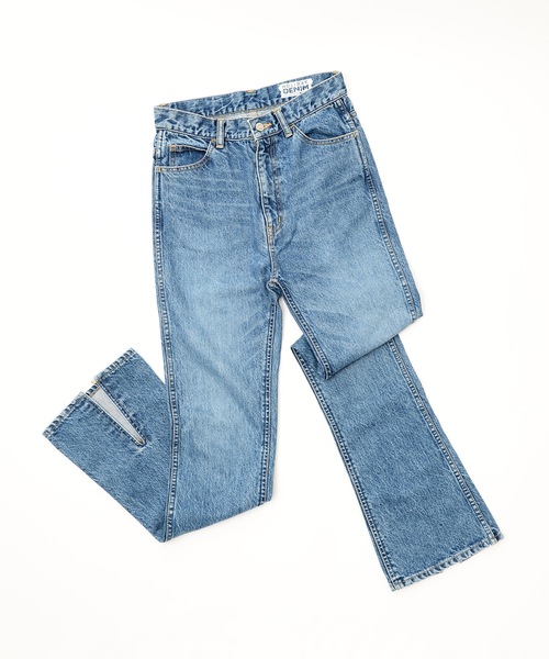 HIGH WAIST SKINNY FLARE DENIM PANTS ハイウエストスキニーフレア
