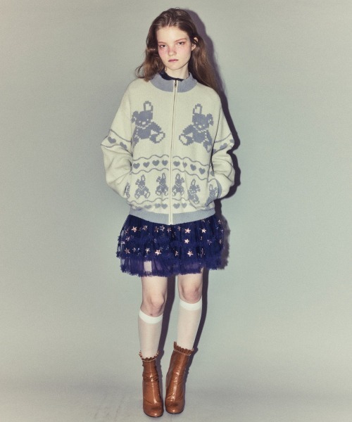 セール】RABBIT KNIT TRACK ジャケット（その他アウター）｜Candy