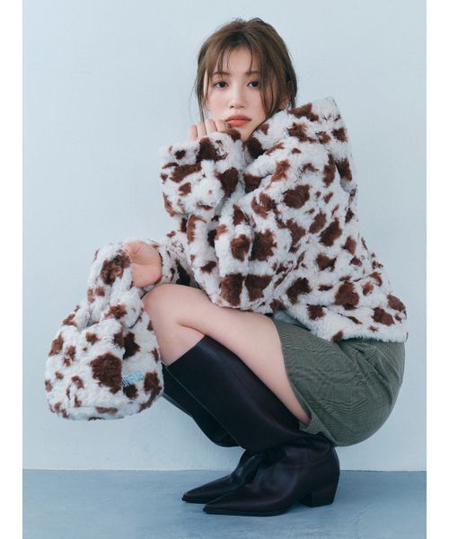 リボンショートダッフルコート（ダッフルコート）｜FURFUR（ファー