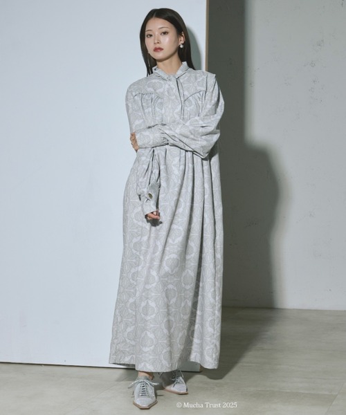 セール】【Ezick×MUCHA】2WAYワンピース（シャツワンピース）｜Ezick