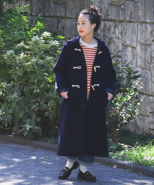 Beams ダッフルコート Lサイズ（ネイビー）BEAMS（ビームス） ダッフル