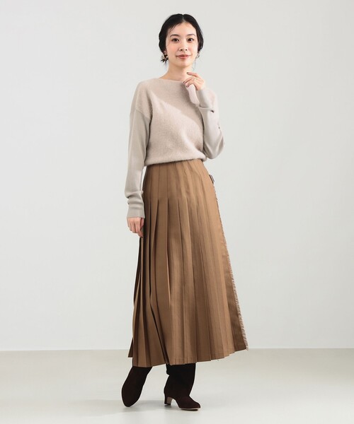 セール】【1/1値下げ】フラッフィー ボートネック ニット（ニット