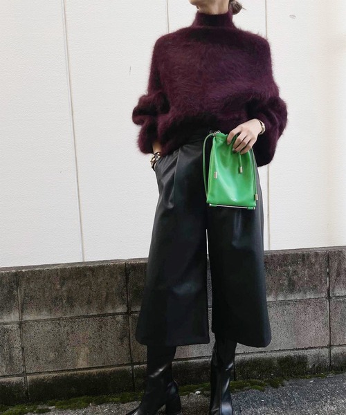 Ameri（アメリ）の「POPPING COLOR ANGORA KNIT（ニット/セーター