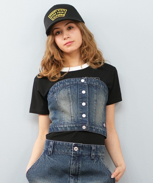 Dickies/ディッキーズ デニムビスチェ セットアップ 81120400