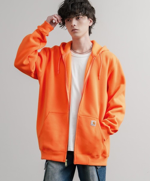 Carhartt カーハート MIDWEIGHT HOODED ZIP-FRONT SWEATSHIRT オーバー