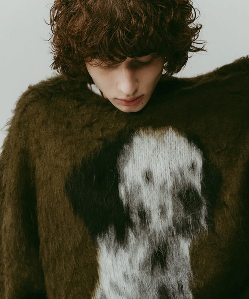 dalmatian shaggy knit(unisex)（ニット/セーター）｜Knuth Marf