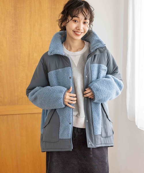 niko and（ニコアンド）の「ボアフリースポケットジャケット