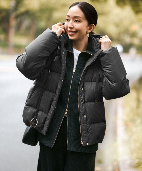 洗える/撥水加工】シレータフタ コンパクト ダウンコート（ダウン