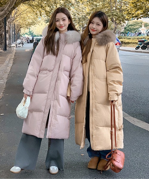 Twinkle;pm（トゥインクルピーエム）の「ファーフード付きロングダウン