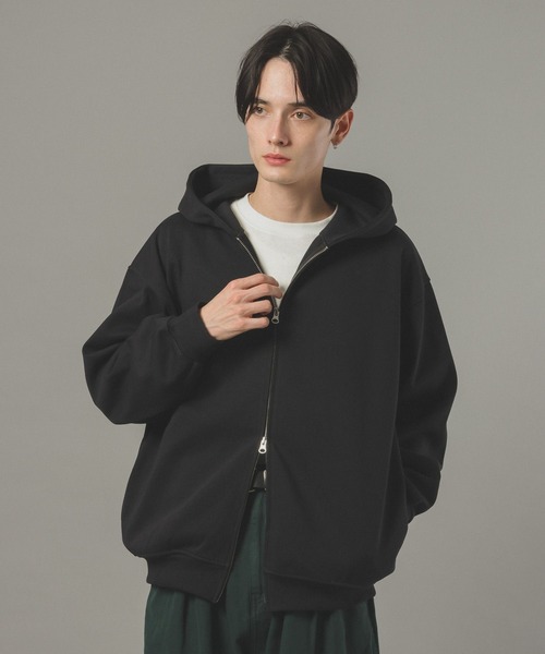 セール】ボンディングジップパーカー【セットアップ対応】（パーカー