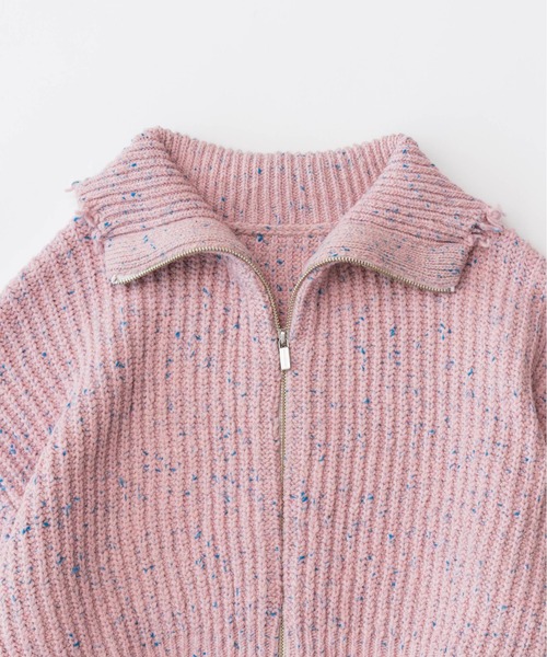 MAISON SPECIAL（メゾンスペシャル）の「2way Front Zip Knit Wear