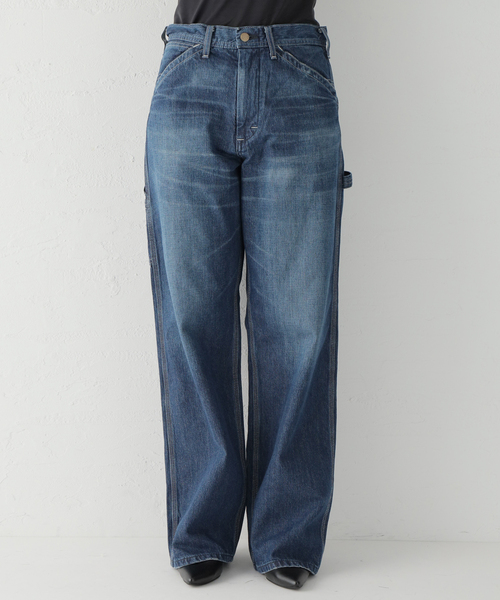 Deuxieme Classe Lee 別注 デニムワイドペインターパンツ 34