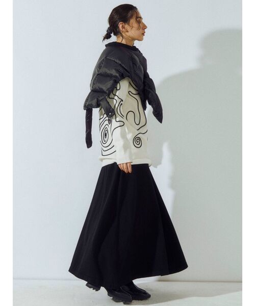 UN3D.（アンスリード）の「スワールパターンニット（ニット/セーター