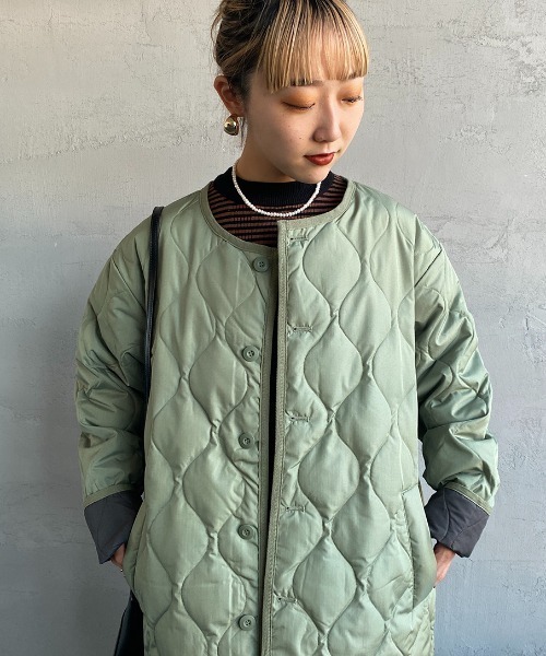 セール】【WEB限定】[TAION/タイオン] MILITARY クルーネック