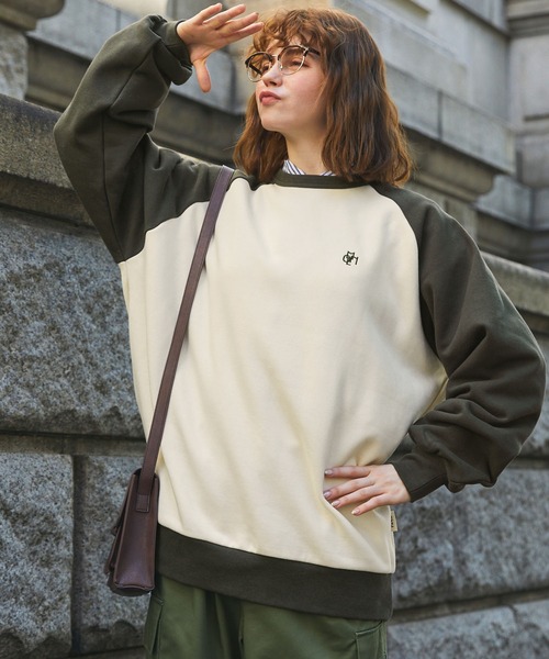 MONO-MART LADY'S（モノマートレディース）の「ラグランワンポイント