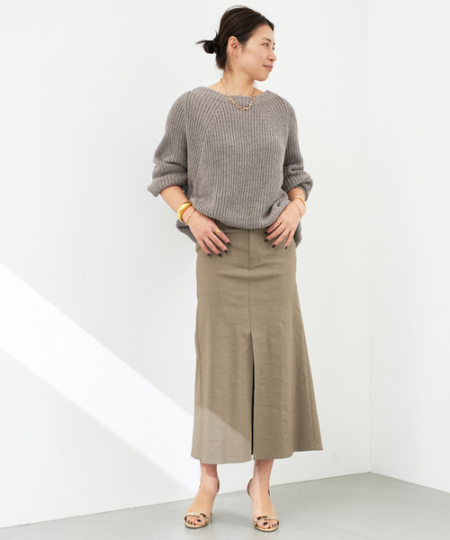 Lily Linen アゼプルオーバー（ニット/セーター）｜Deuxieme Classe