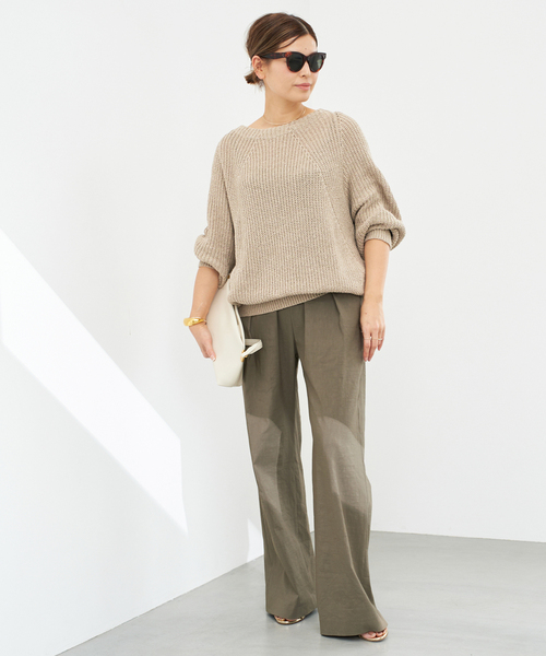 Lily Linen アゼプルオーバー（ニット/セーター）｜Deuxieme Classe