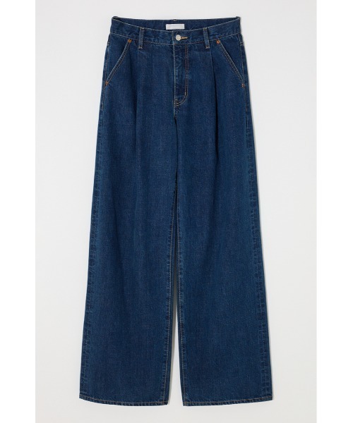 セットアップ対応】TUCK WIDE STRAIGHT（デニムパンツ）｜MOUSSY