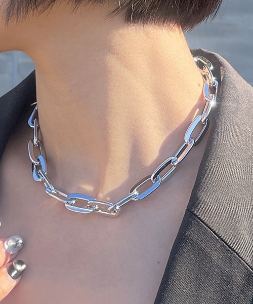 セール】金属アレルギー対応 スクエアチェーン ネックレス レディース