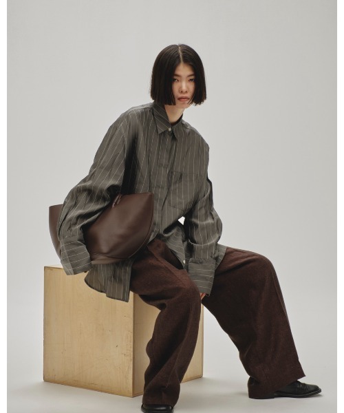 TODAYFUL（トゥデイフル）の「Stripe Silky Shirts（シャツ/ブラウス