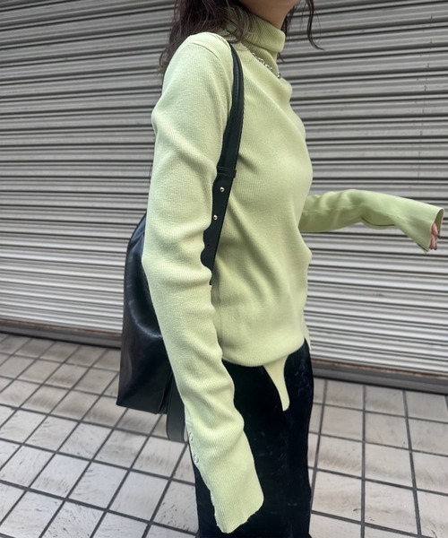 BEST TOUCH GARTER DETAIL KNIT TOP（ニット/セーター）｜Ameri