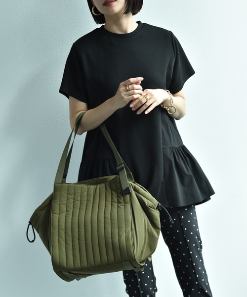 SOLPRESA】NYLON QUILTING TOTE BAG M
