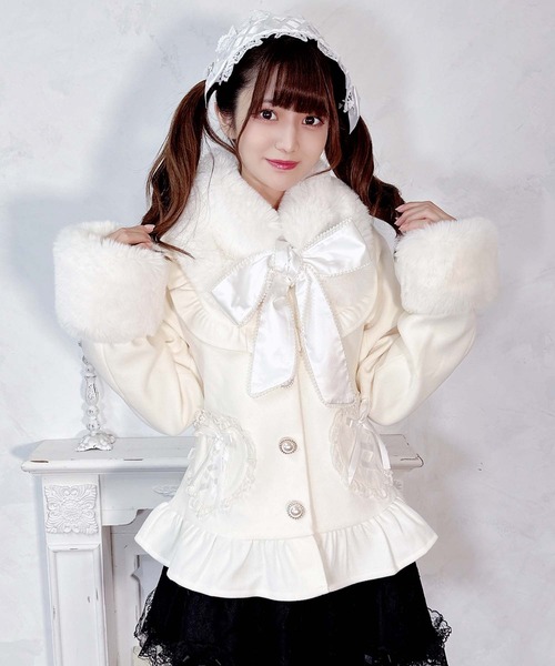 MA*RS（アメーバーマーズ）の「ファーティペット付きショートコート