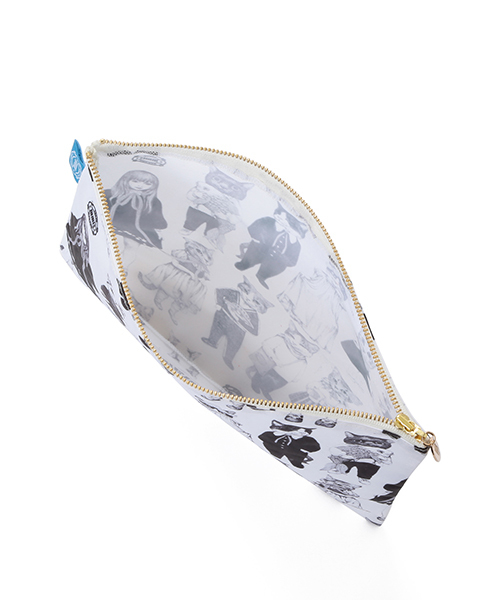 mmts（マミタス）の「ヒグチユウコ×mmts / 猫10匹 総柄 ポーチ（ポーチ