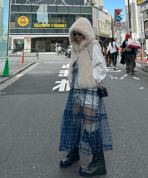 フリルティアードキャミワンピ（ワンピース）｜Alley Tokyo（アリー