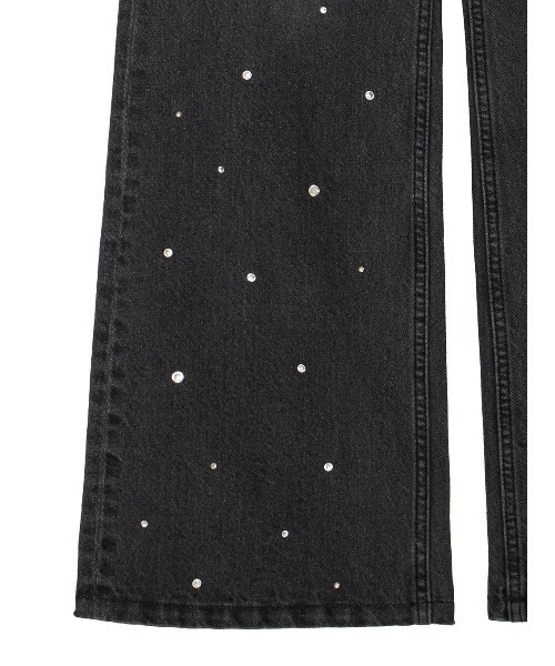 Ameri（アメリ）の「UND BIJOU STRAIGHT DENIM PANTS（デニムパンツ