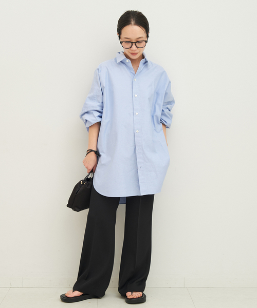 plage（プラージュ）の「《追加》Soft Oxford Long シャツ（シャツ