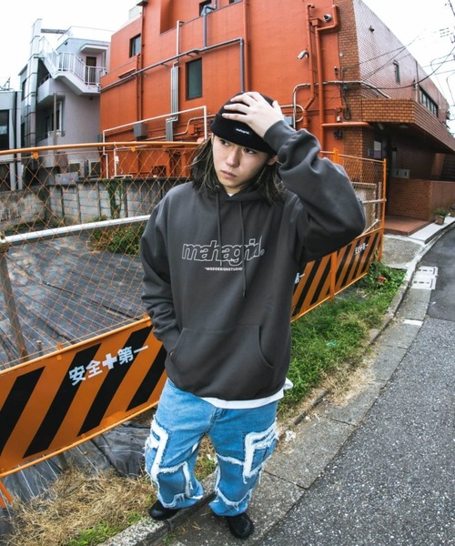 mahagrid/マハグリッド』THIRD LOGO HOODIE/サードロゴ プルオーバー
