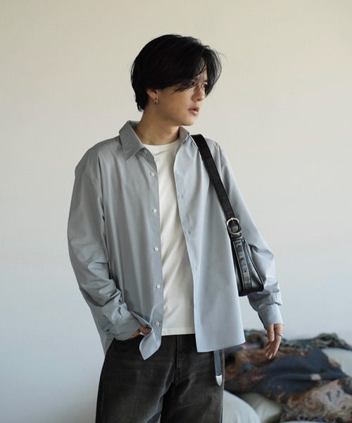 MICRO SPAN BASIC SHIRT（シャツ/ブラウス）｜WYM LIDNM（ウィム バイ