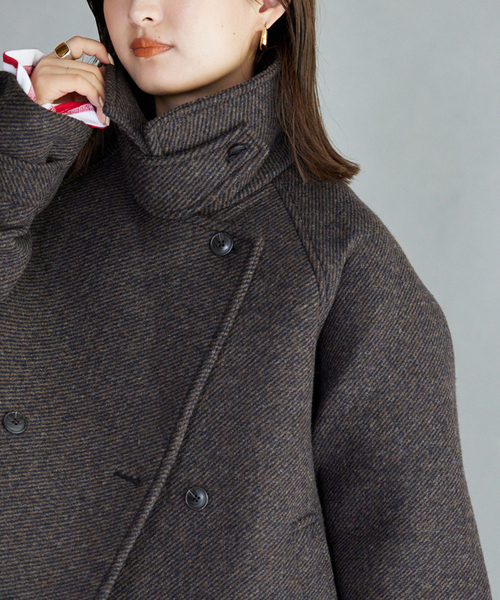 SLOBE IENA（スローブイエナ）の「ツイードボンディングショートコート