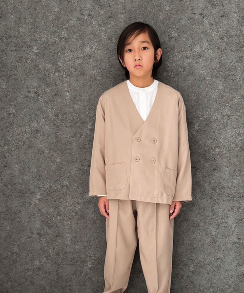 ノーカラースーツセットアップ】 スーツ 上下セット（スーツセット