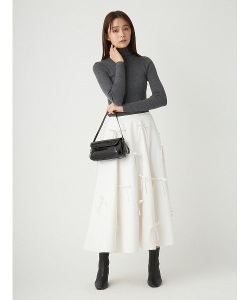 FRAY I.D（フレイアイディー）の「セミシアーウールシルクリブタートル