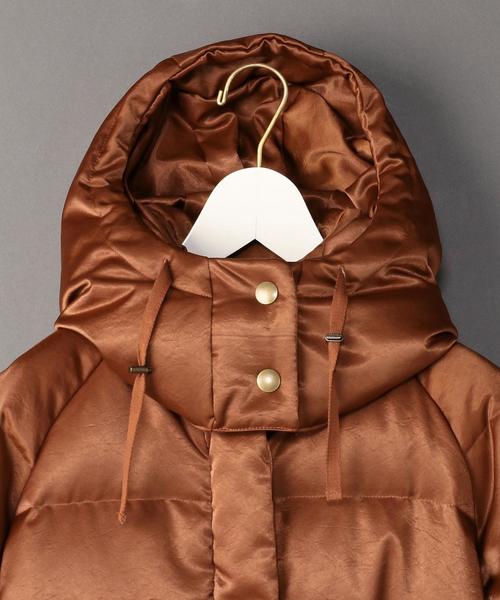 6（ロク）の「＜6(ROKU)＞SATIN HOOD DOWN/ﾀﾞｳﾝｼﾞｬｹｯﾄ ◇（ダウン