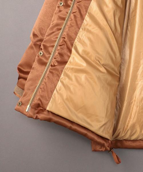 6（ロク）の「＜6(ROKU)＞SATIN HOOD DOWN/ﾀﾞｳﾝｼﾞｬｹｯﾄ ◇（ダウン